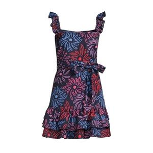 LIKELY Mini Charlotte Floral Mini Dress - Navy